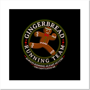 Gingerbread Running Team Posters and Art